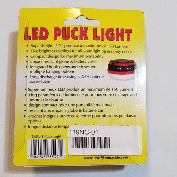 Northland Fishing Tackle Super Bright LED PUCK LIGHT - Picture 2 of 2
